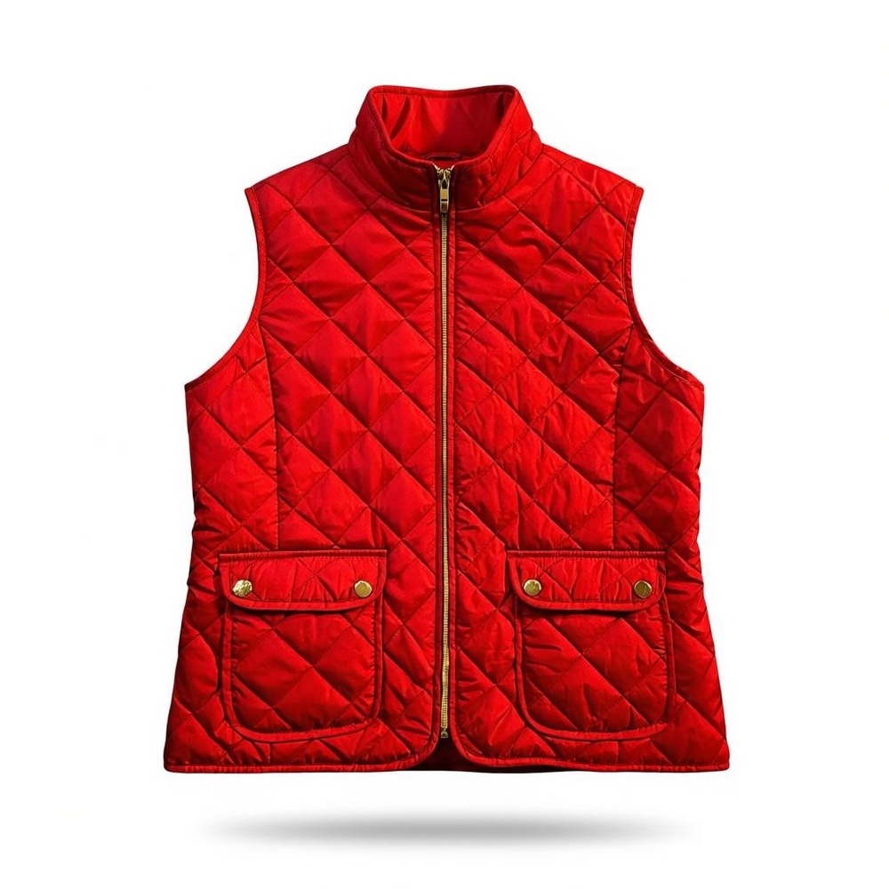 St. John's Bay Classic Red Quilted Vest